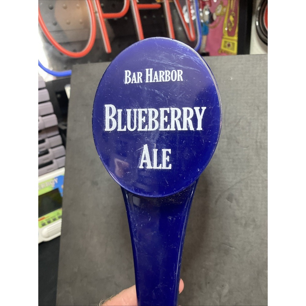 Beer Tap Blue Point Blueberry Ale Bar Harbor Rare Handle 12"